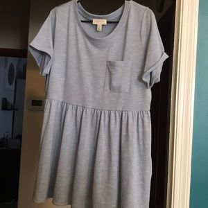 Forever 21+ peplum babydoll tee